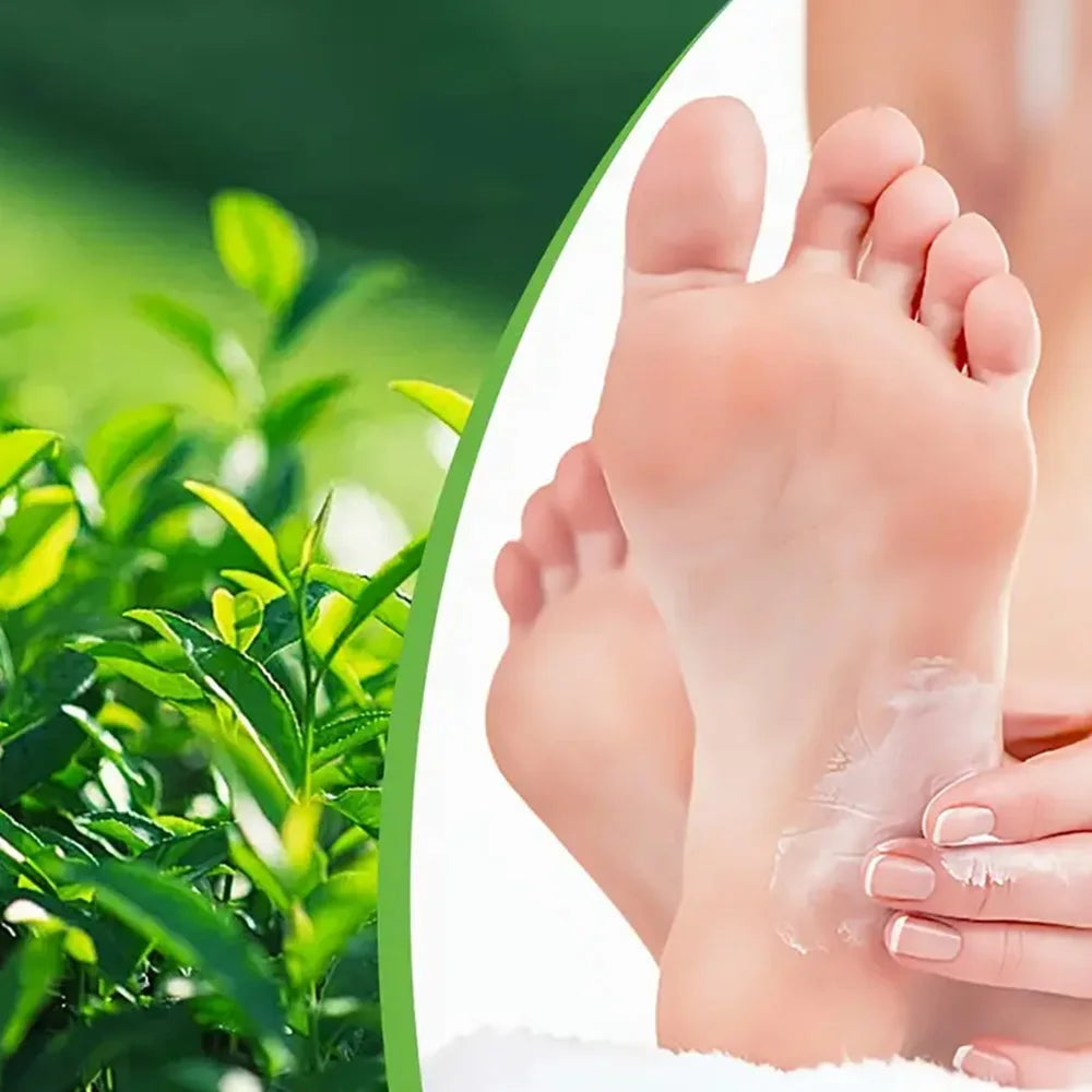 Healthy Foot Cream Repairs Dryness Cracks, Gently Exfoliates Softens Skin Provides Super Moisturizing Hand Foot Care Cream