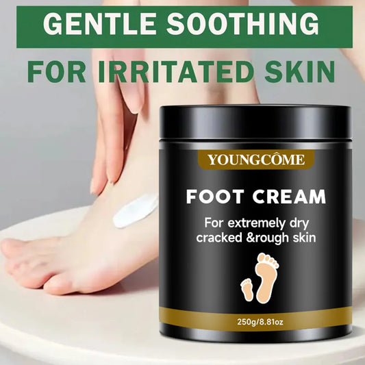 Healthy Foot Cream Repairs Dryness Cracks, Gently Exfoliates Softens Skin Provides Super Moisturizing Hand Foot Care Cream