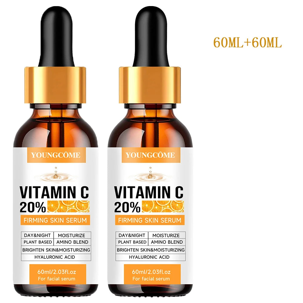 Premium 20% Vitamin C Serum For Face with Hyaluronic Acid, Retinol - Boost Skin Collagen, Anti Aging & Wrinkle Facial